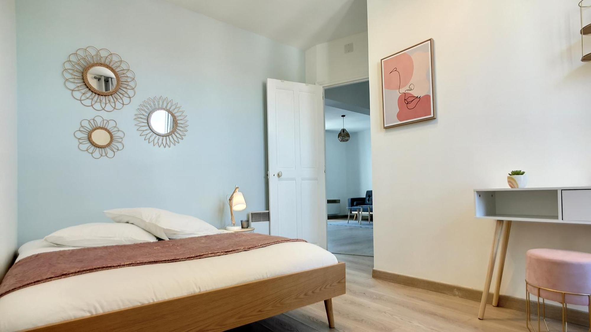 PROCHE Paris - GRAND APPART- 2 chambres - Wifi Groslay Extérieur photo